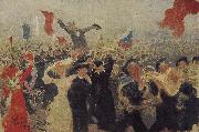 Ilia Efimovich Repin Demonstrations oil